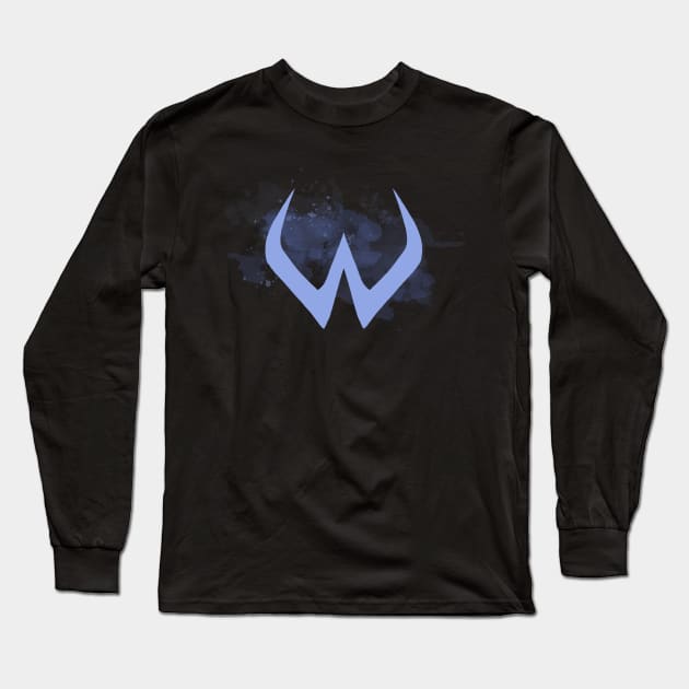 Widowmaker Watercolor Emblem Long Sleeve T-Shirt by daniellecaliforniaa